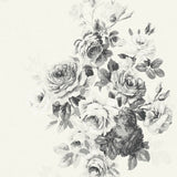 Wallpaper Magnolia Home Tea Rose Peel & Stick Wallpaper // White & Black