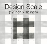 Wallpaper Magnolia Home Watercolor Check Peel & Stick Wallpaper // Black