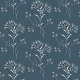 Wallpaper Magnolia Home Wildflower Peel & Stick Wallpaper // White & Blue