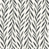 Wallpaper Magnolia Home Willow Peel & Stick Wallpaper // Black