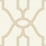 Wallpaper Magnolia Home Woven Trellis Peel & Stick Wallpaper // Beige