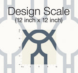 Wallpaper Magnolia Home Woven Trellis Peel & Stick Wallpaper // Blue & White