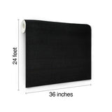 Wallpaper Makasa Sisal Wallpaper // Black