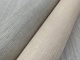 Wallpaper Makasa Sisal Wallpaper // Grey & Taupe