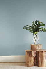 Wallpaper Makasa Sisal Wallpaper // Light Blue