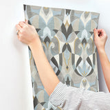 Wallpaper Malta Wallpaper // Neutal & Blue