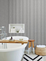 Wallpaper Market Stripe Wallpaper // Black