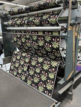 Wallpaper Meadow Flowers Wallpaper // Black & Rose Gold Metallic