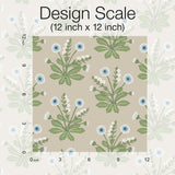 Wallpaper Meadow Flowers Wallpaper // Linen & Blue