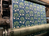 Wallpaper Meadow Flowers Wallpaper // Navy & White