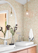 Wallpaper Meadow Wallpaper // Pink