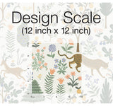 Wallpaper Menagerie Peel & Stick Wallpaper // Cream