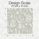 Wallpaper Menagerie Toile Wallpaper // Black