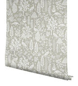 Wallpaper Menagerie Toile Wallpaper // Black