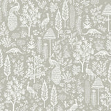 Wallpaper Menagerie Toile Wallpaper // Black