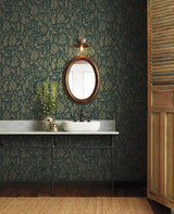 Wallpaper Menagerie Toile Wallpaper // Brown