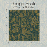 Wallpaper Menagerie Toile Wallpaper // Brown