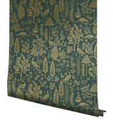 Wallpaper Menagerie Toile Wallpaper // Brown