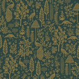 Wallpaper Menagerie Toile Wallpaper // Brown