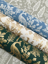 Wallpaper Menagerie Toile Wallpaper // Light Blue
