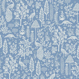 Wallpaper Menagerie Toile Wallpaper // Light Blue