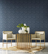 Wallpaper Mermaid Scales Wallpaper // Blue
