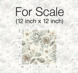 Wallpaper Midsummer Floral Wallpaper // Beige & Green
