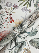 Wallpaper Midsummer Floral Wallpaper // Beige & Green