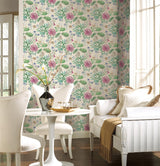 Wallpaper Midsummer Floral Wallpaper // Pink