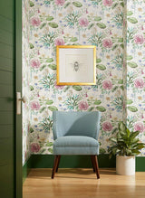 Wallpaper Midsummer Floral Wallpaper // Pink