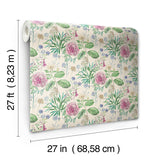 Wallpaper Midsummer Floral Wallpaper // Pink