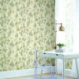 Wallpaper Mirage Wallpaper // Dark Taupe & Gold