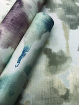 Wallpaper Mirage Wallpaper // Dark Taupe & Gold