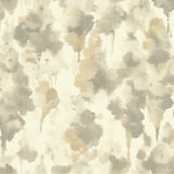 Wallpaper Mirage Wallpaper // Dark Taupe & Gold