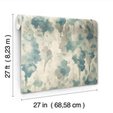 Wallpaper Mirage Wallpaper // Off White & Dark Blue