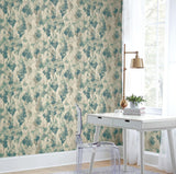 Wallpaper Mirage Wallpaper // Off White & Dark Blue