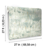 Wallpaper Modern Art Wallpaper // Blue