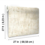 Wallpaper Modern Art Wallpaper // Cream