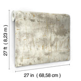 Wallpaper Modern Art Wallpaper // Grey