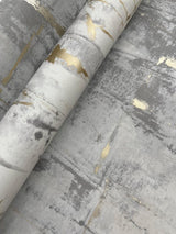 Wallpaper Modern Art Wallpaper // Grey