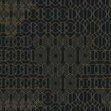 Wallpaper Modern Chandelier Wallpaper // Black