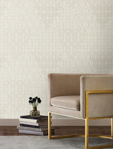 Wallpaper Modern Chandelier Wallpaper // Cream