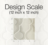 Wallpaper Modern Ombre Damask Wallpaper // Beige