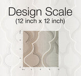 Wallpaper Modern Ombre Damask Wallpaper // Brown