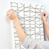 Wallpaper Modern Perspective Wallpaper // Black