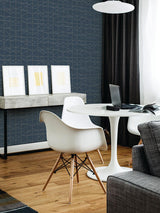Wallpaper Modern Perspective Wallpaper // Silver