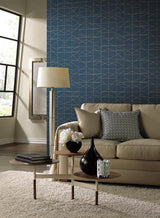 Wallpaper Modern Perspective Wallpaper // Silver