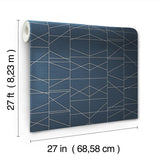 Wallpaper Modern Perspective Wallpaper // Silver