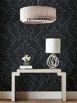 Wallpaper Modern Romance Wallpaper // Black