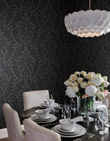 Wallpaper Modern Romance Wallpaper // Black